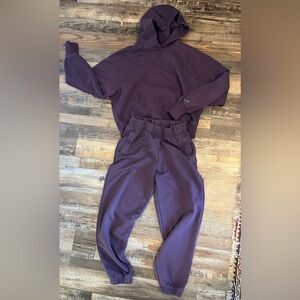 Aerie Purple Track Pants & Jogger Set